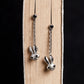 Skull Bunny Drop Earrings