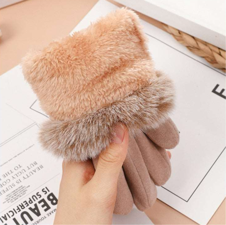 Cute Faux Fur Gloves