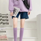 Candy Color Knee High Socks