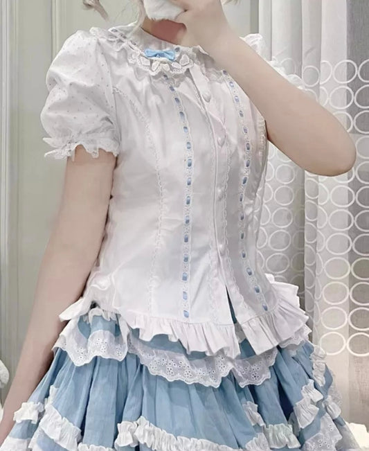 Sweet Love Lace Bow Blouse – Local Stock