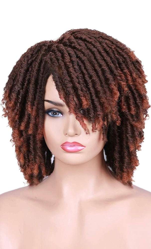 Short Faux Locs Wig