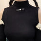 Beloved Lace Open Shoulder Sweater