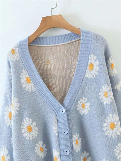 Daisy V-Neck Cardigan