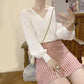 Dreamknit Lantern Sleeve Cropped Cardigan – Local Stock