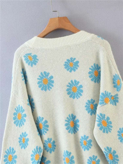 Daisy V-Neck Cardigan