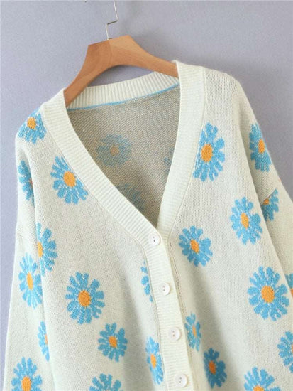 Daisy V-Neck Cardigan