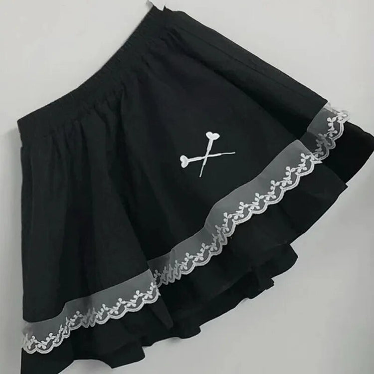 Needle Kiss Harajuku Mini Skirt