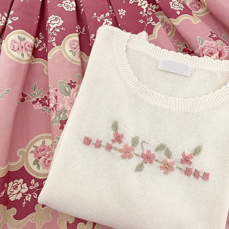 Prairie Flower Embroidered Top