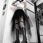 Punk Fairy Asymmetrical Mesh Skirt