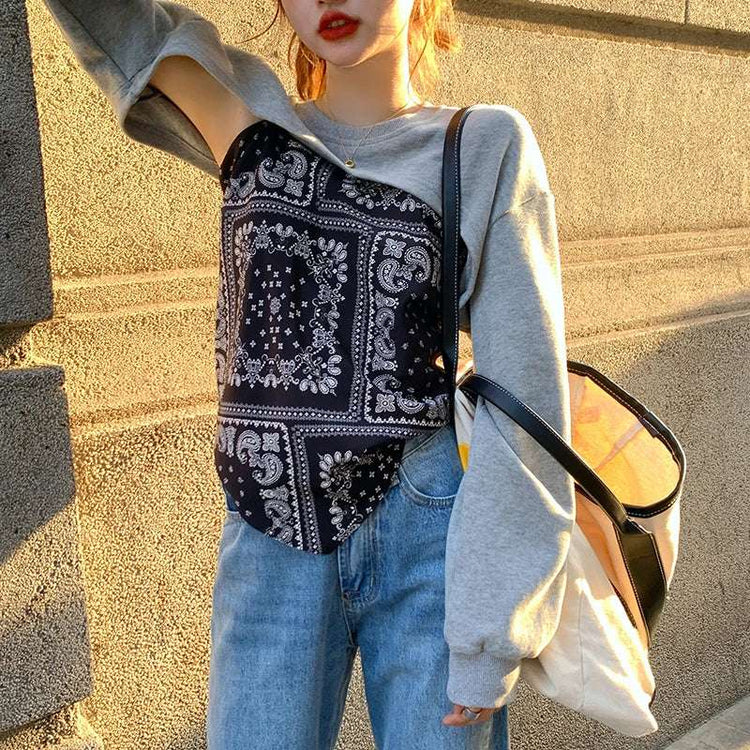 Ultra-Cropped Sweatshirt