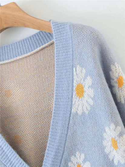 Daisy V-Neck Cardigan