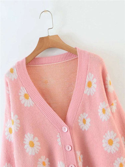 Daisy V-Neck Cardigan