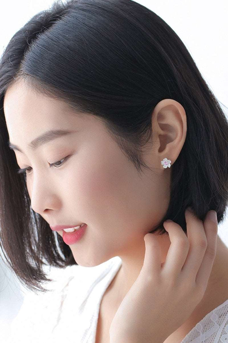 Cute Cherry Blossom Earrings