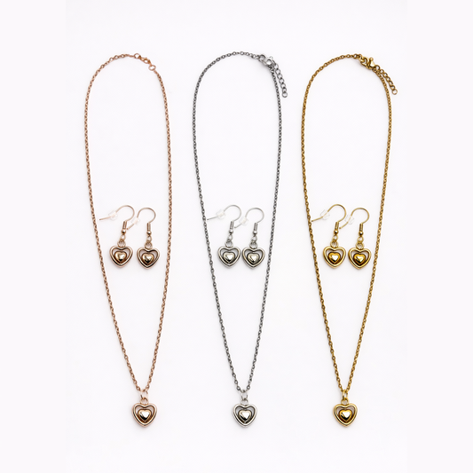 Two Moody Originals: Linked Hearts Jewelry Set – Local Stock