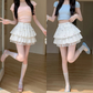 Daisy Daydream Lace Tiered Skort