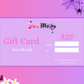 Two Moody Gift Card