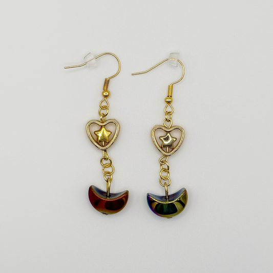Two Moody Originals: Moonlit Sweetheart Earrings – Local Stock