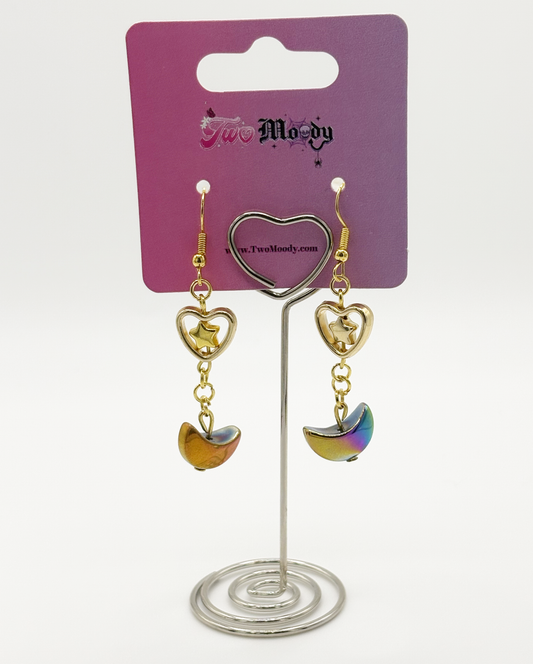 Two Moody Originals: Moonlit Sweetheart Earrings – Local Stock