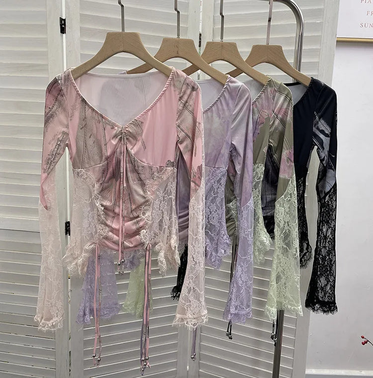 Groovy Lace Fantasy Top