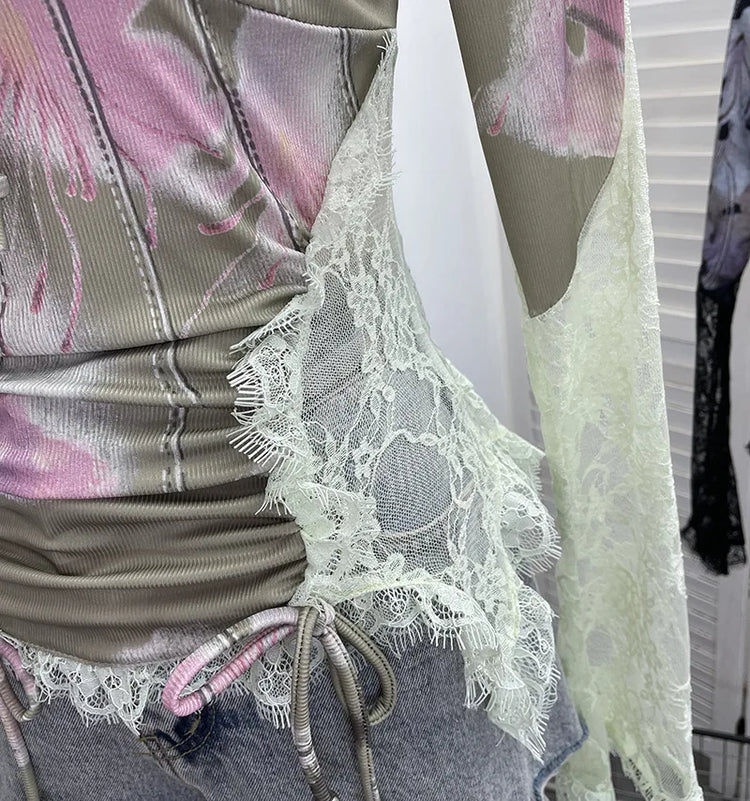 Groovy Lace Fantasy Top