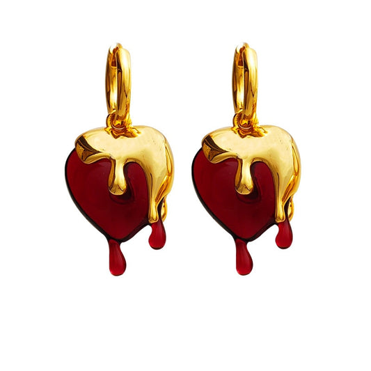 Bleeding Heart Earrings