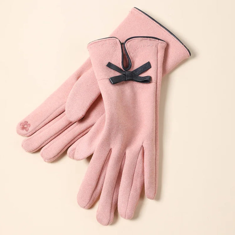 Cute Bow Touch Screen Gloves