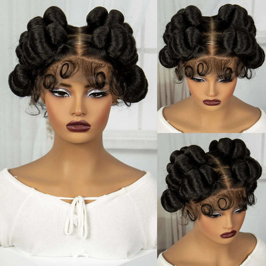 Regal Queen Bantu Knot Lace Wig