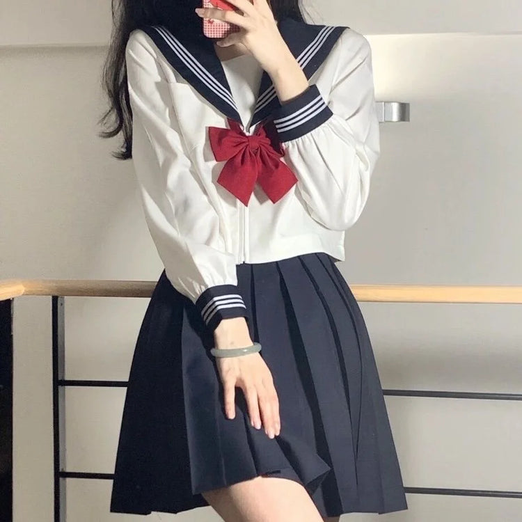 Sailor-Style School Uniform