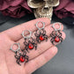 Hostile Red Spider Earrings