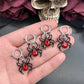 Hostile Red Spider Earrings