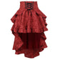 Gothic Drama High Low Skirt