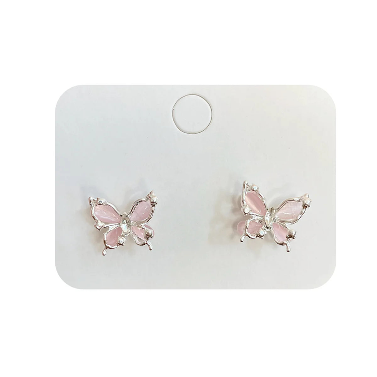 Liquid Metal Butterfly Earrings