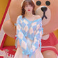 Cotton Candy Argyle Crop Sweater – Local Stock