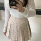 Darling Blossom Pleated Skort