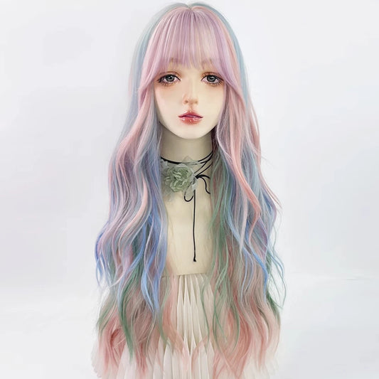 Wavy Rainbow Fairy Wig