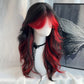 Crimson Kiss Layered Wig