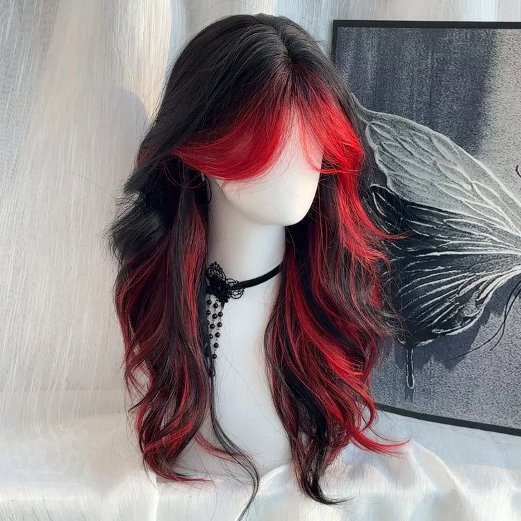 Crimson Kiss Layered Wig