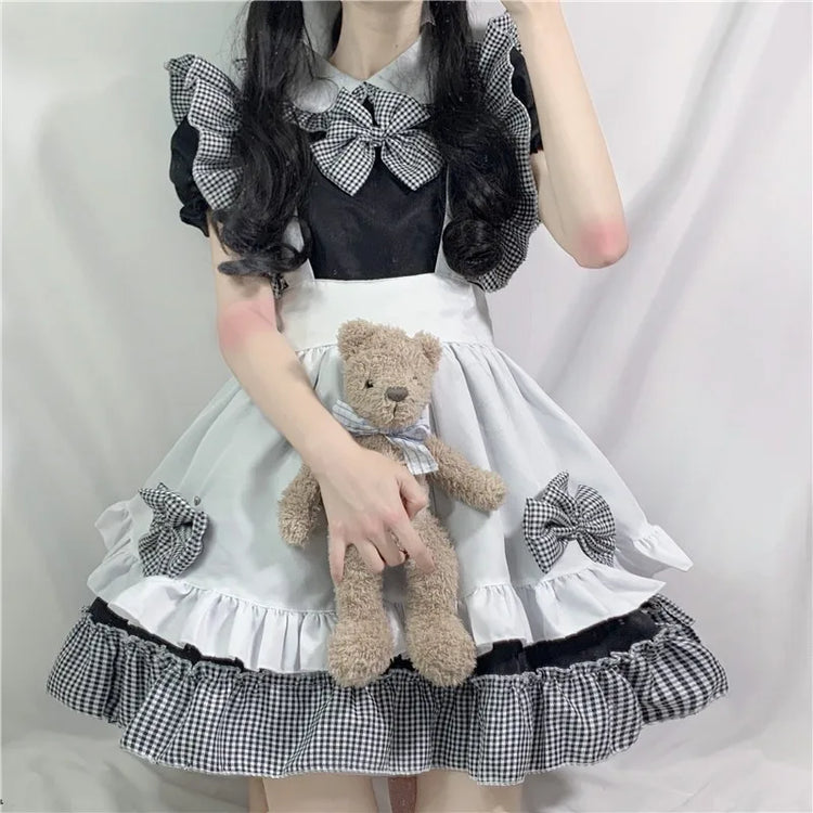 Pretty Ruffles and Bows Maid Costume Set