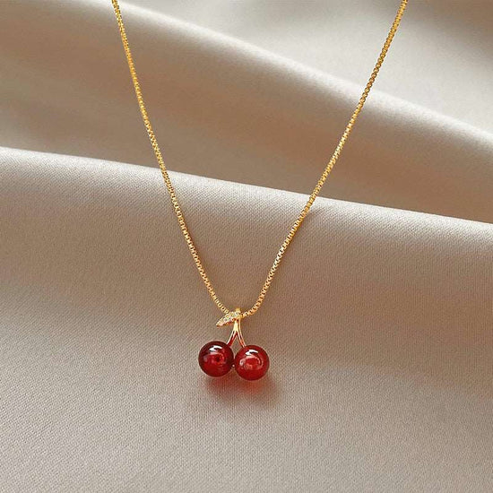 Delicate Cherry Jewelry Set