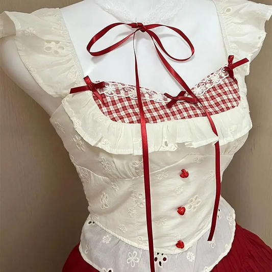 Cherry Parfait Skirt Set
