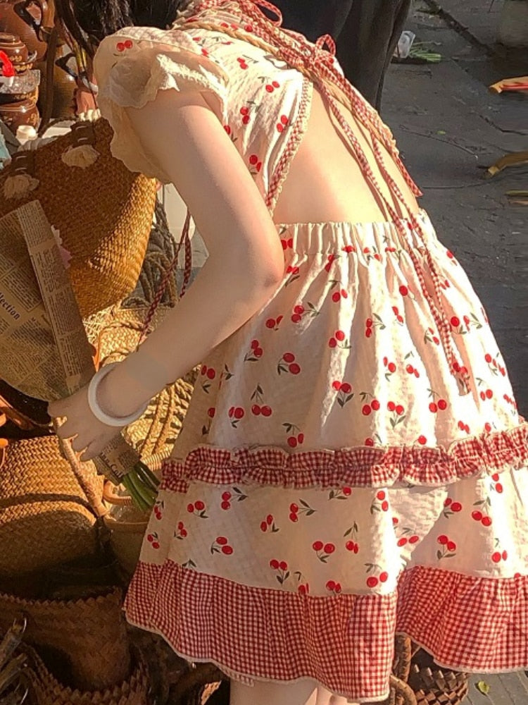 Cherry Fairy Mini Dress