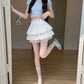 Daisy Daydream Lace Tiered Skort
