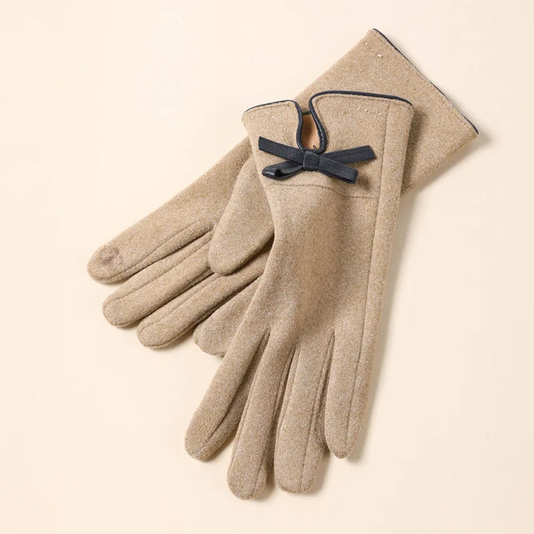 Cute Bow Touch Screen Gloves