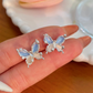 Liquid Metal Butterfly Earrings