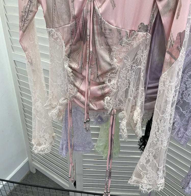 Groovy Lace Fantasy Top