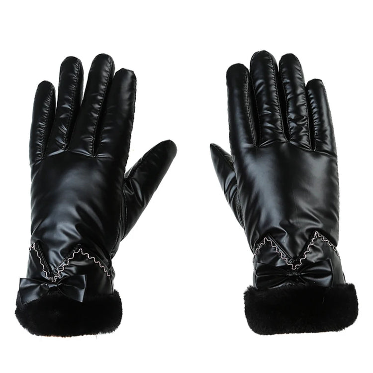 Plush Reflective Touch Screen Gloves