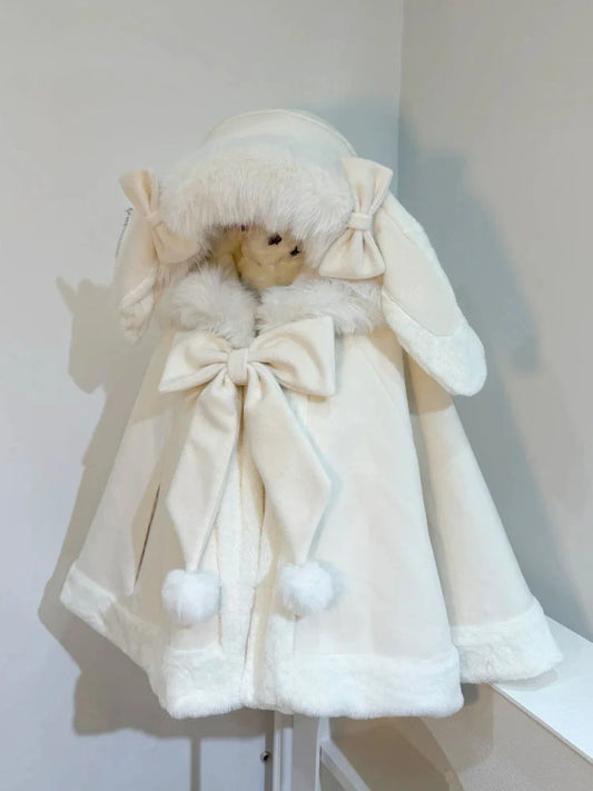 Delightfully Kawaii Hooded Bunny Cloak