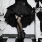 Gothic Drama High Low Skirt