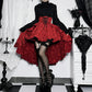 Gothic Drama High Low Skirt