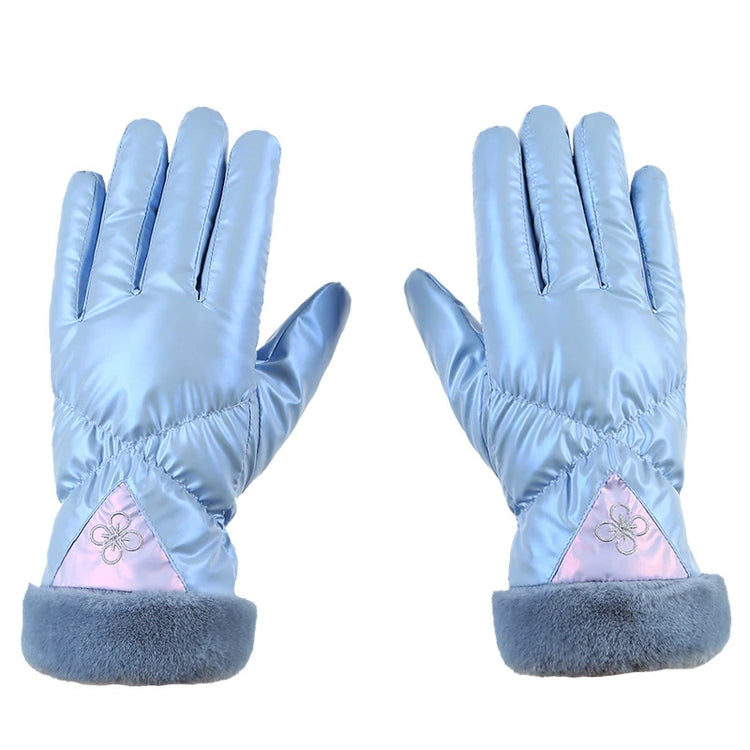 Plush Reflective Touch Screen Gloves